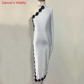 

Custom Professional Women Latin Dance Performance Dress Children Girls Latin Ballroom Tango Salsa Rumba Dance Competition Clothe