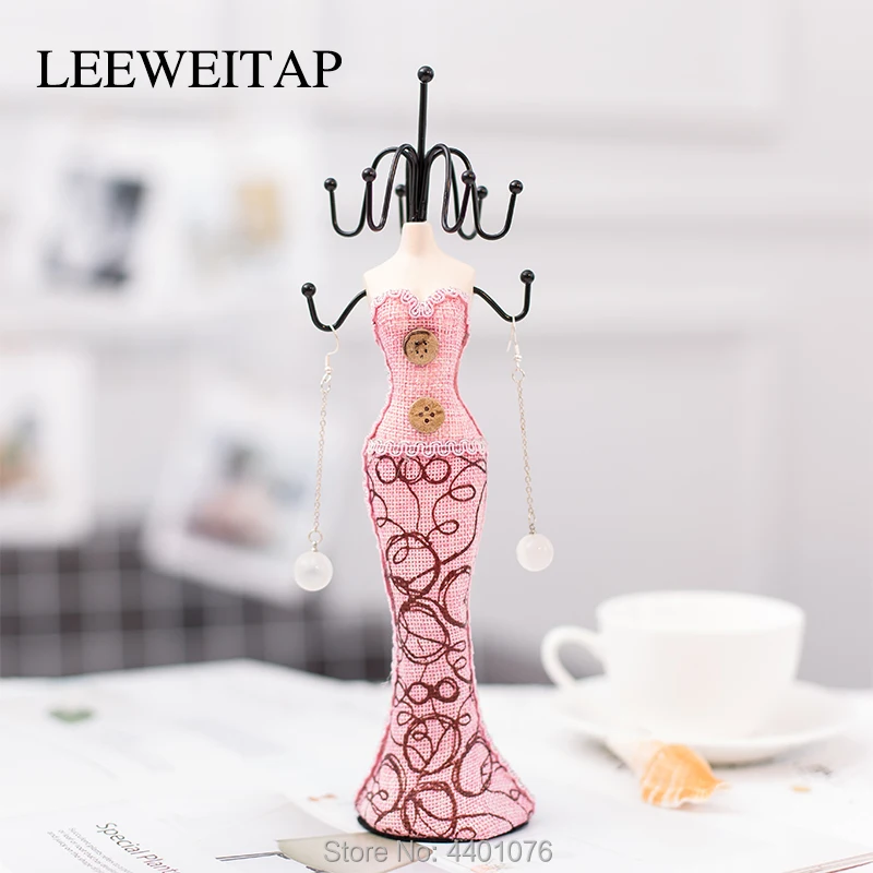 

Modern European iron painting model jewelry stand window dressing table for friends and colleagues birthday holiday gift