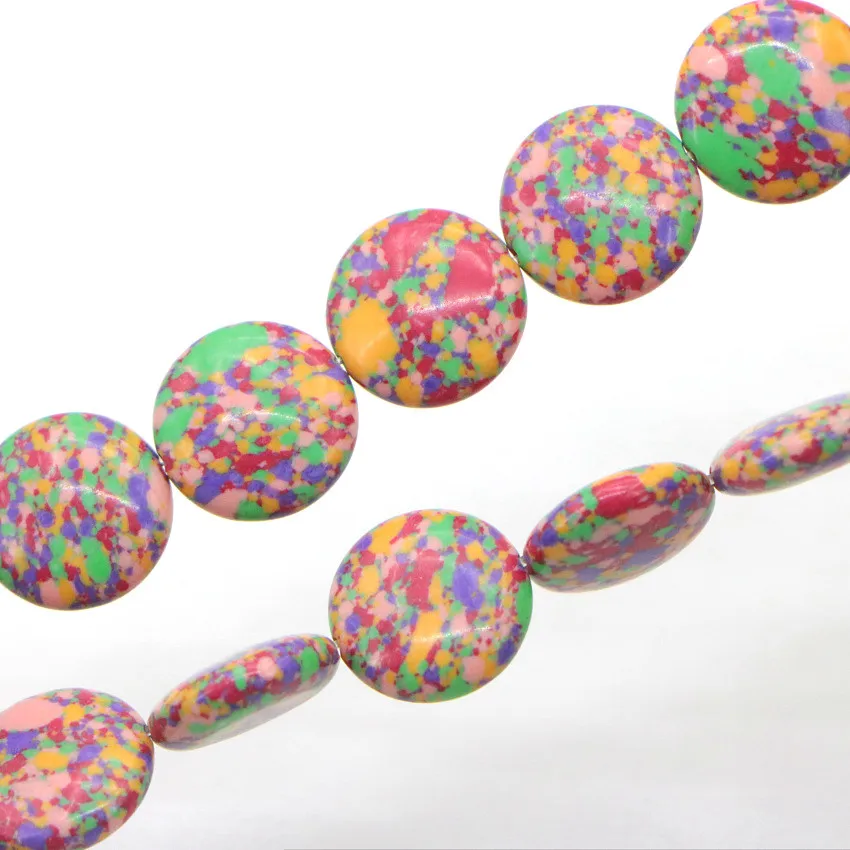 Rounded loose stone beads (22)