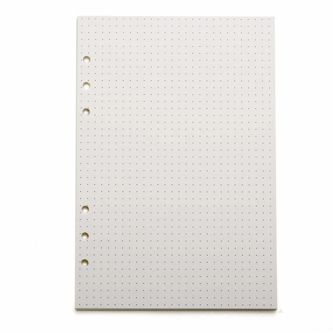 Блокнот в сетку с 6 отверстиями, сменный дневник и блокнот в виде пули, блокнот формата А5, вкладыши для заметок, ежедневного планирования