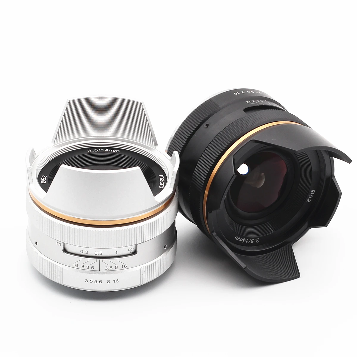 Online Kaxlinda 14mm F3.5 gran angular Manual lente principal para Sony Fujifilm Olympus Canon Panasonic cámara sin espejo f 3,5