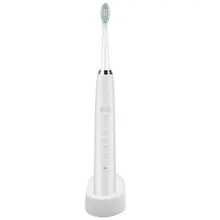 USB перезаряжаемая электрическая зубная щетка, звуковая вибрационная электрическая зубная щетка, IPX7 Водонепроницаемая электрическая toothbrush-EDS7000+: Wh