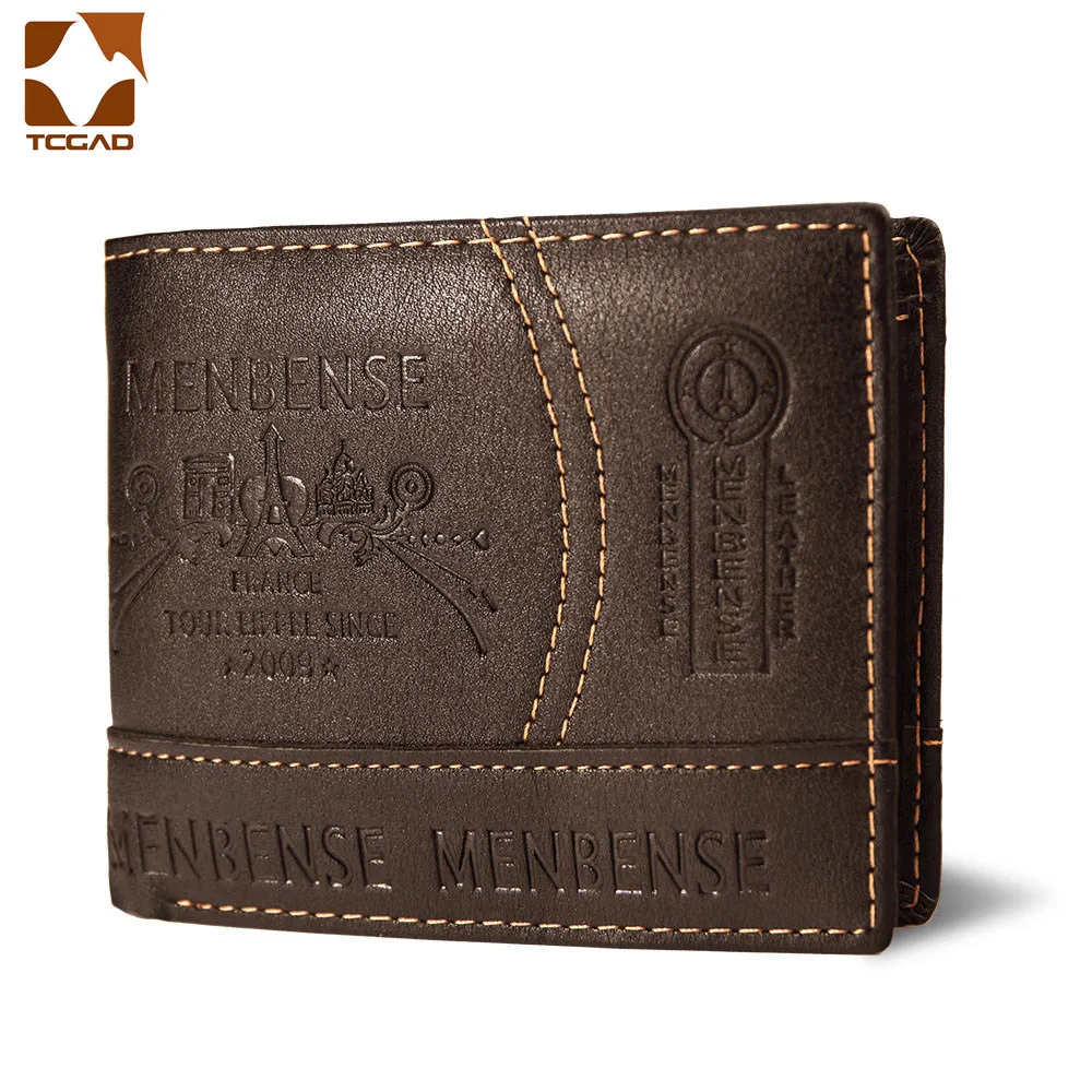 

men's Wallet leather short purse porte feuille homme carteira hombre men wallets 3D printing carteras porte feuille homme uomo
