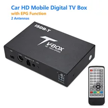 T518 автомобильный ТВ приставка ISDB-T мобильный цифровой приемник EPG функция HD UHF 2 антенны Поддержка USB HDMI AV-out ТВ/Радио как X98