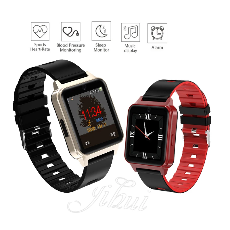 

2019 New Smart Watch Men Bluetooth Video player TF Push Message Camera Sport pedometer Women Digital Smart Watch Android Phone