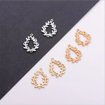 

10pcs/lot New Creative Gold Color Geometric Charms Connectors For DIY Fashion Earrings hangings accessories jewelry making