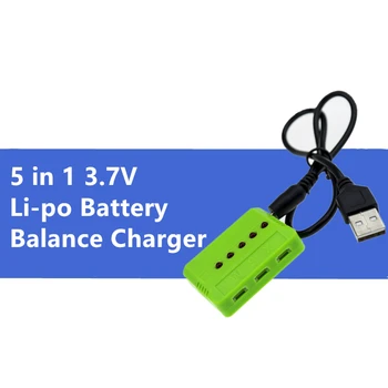 

5 in 1 /4 in 1 /6 in 1 Interface Li-po battery charger for Hubsan H107 Syma X5C X5SC H107C RC H8 Quadcopter 3.7v USB Cable