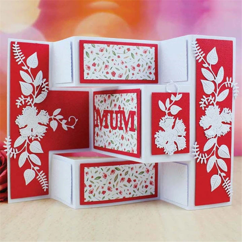 

YaMinSanNiO Flower Metal Dies Cutting Dies Scrapbooking Embossing Dies Cut Stencils DIY Cards Craft Dies