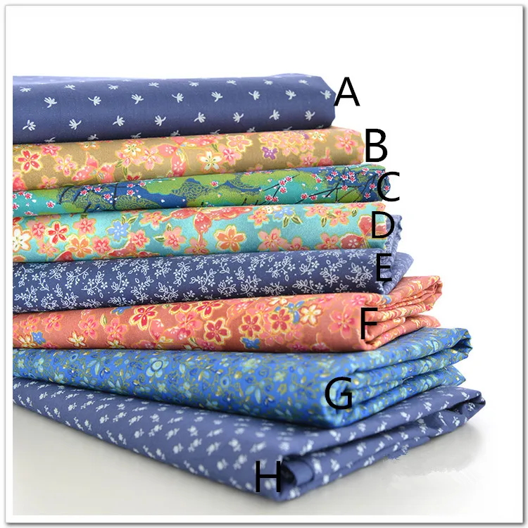 160CM*50CM chic floral 100 cotton fabric diy dressmaking fabric crafts