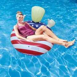 Дональд Трамп надувной для бассейна нарукавники для плавания кольцо для летнего бассейна вечерние AN88