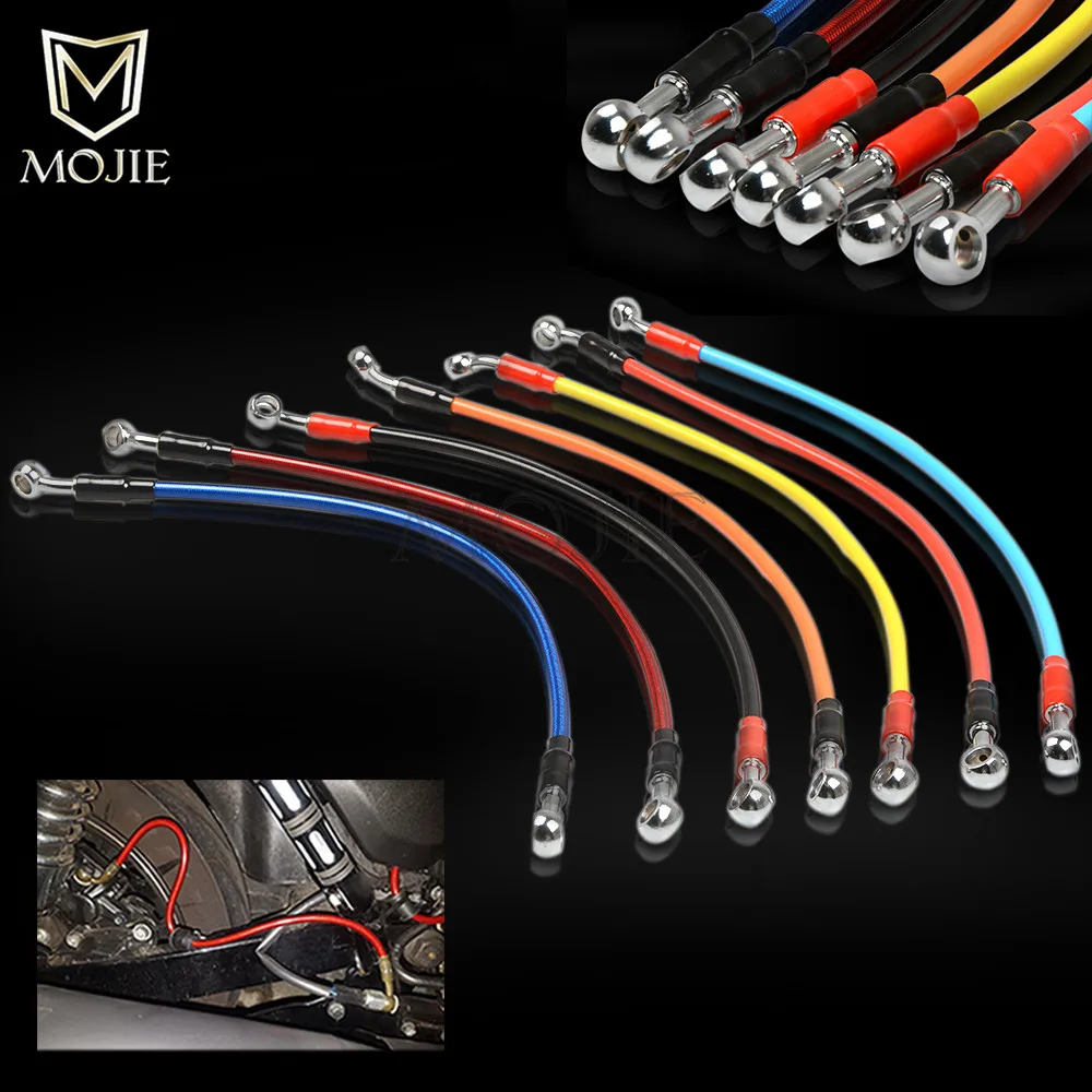 

For KTM XC f DR DRZ RM RMX REMZ 85 125 250 Suzuki Kawasaki Yamaha yz Motorcycle Braided Steel Brake Clutch Oil Hose Line Pipe