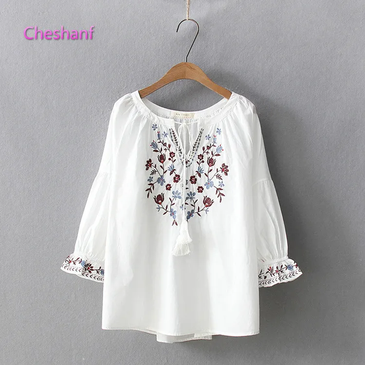 boho embroidered shirt