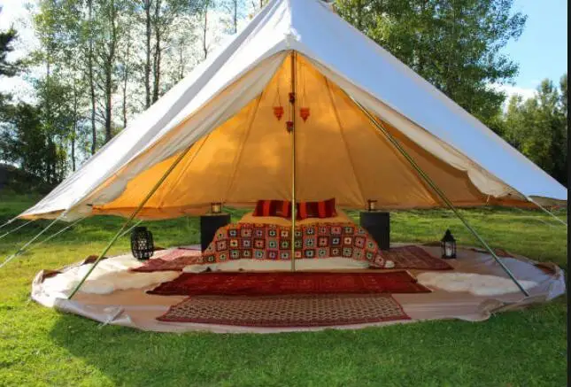 4 м/5 м/6 м Glamping bell палатка хлопок tipi палатка