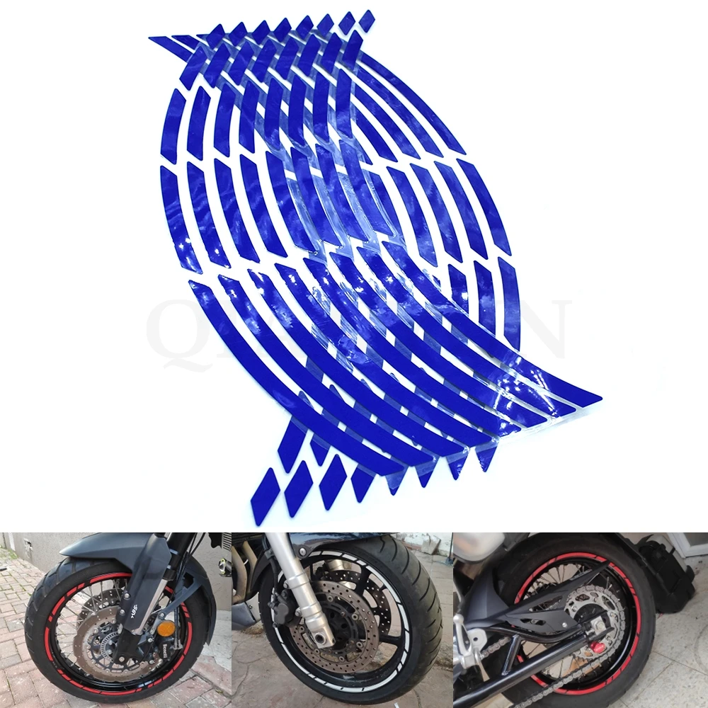 

17-19 inch Universal motorcycle car tire sticker reflective rim tape decal For KTM RC8 / R 1290 Super Duke R 990 SuperDuke 690