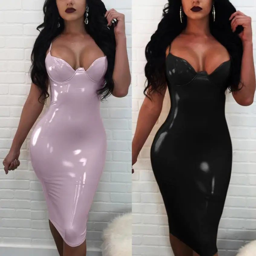 Buy Sexy Party Dress Women Sleeveless Bodycon Evening