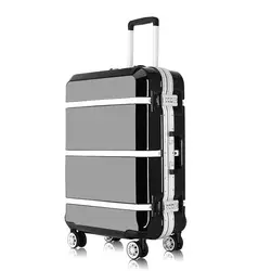 BeaSumore 29 дюймов высокое ёмкость Сумки на колёсиках spinner чемодан 24 алюминий рамки тележка для женщин Дорожная сумка вести багажник