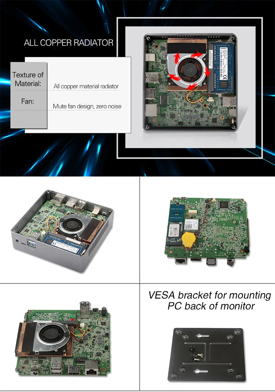 Mini PC 4K 18