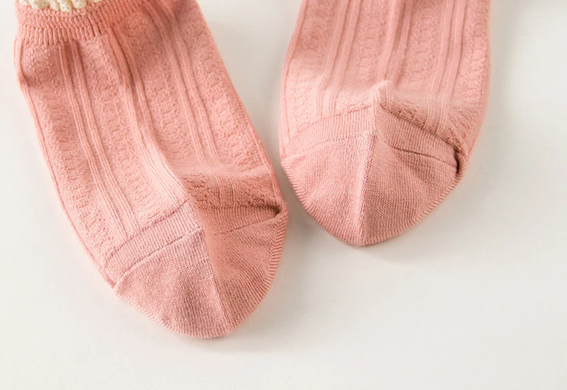 Трендовые милые стильные кружевные мягкие удобные носки для женщин Harajuku/Повседневные Короткие хлопковые носки ярких цветов для женщин и девочек