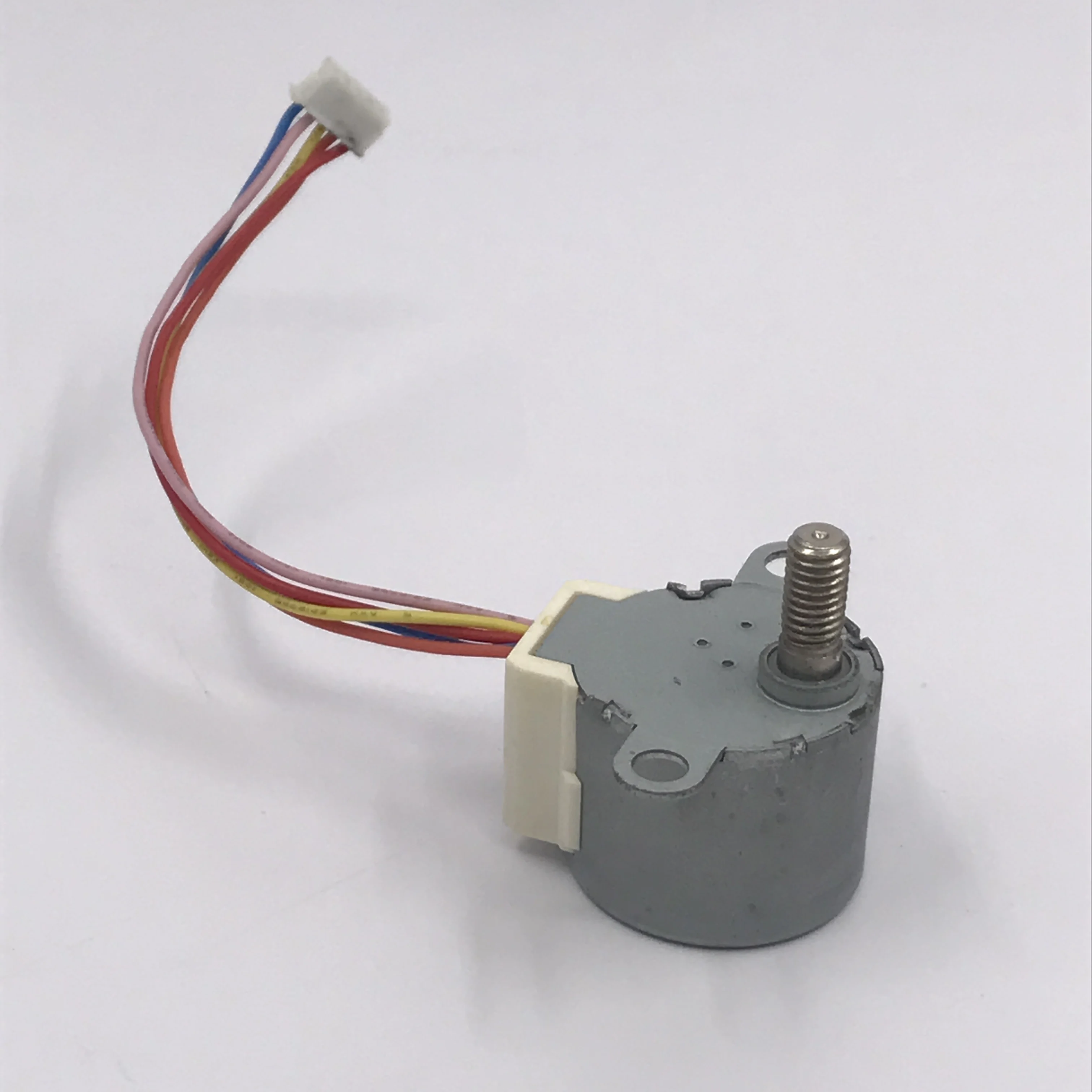 

24BYJ48 5V DC 35 Ohms 4-phase 5-wire Gear Stepper Motor Micro Stepping Motor Threaded Shaft for Air conditioner Camera