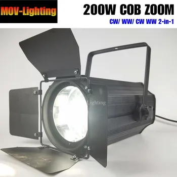 

6pcs/lot 200W COB Led Par Light Indoor Zoom Stage Light Par Cans Dmx-512