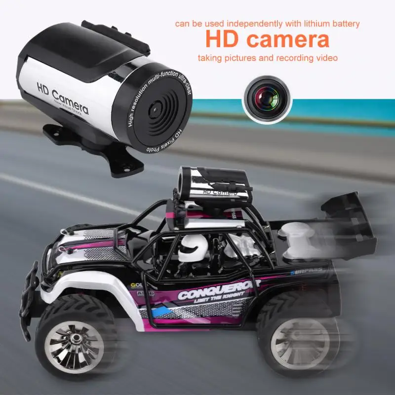 

RC car 2 Types 2.4GHz Remote Control Rear-Drive Car Truck 1/16 RC Model Vehicle Toy With FPV HD Camera 720P/480P