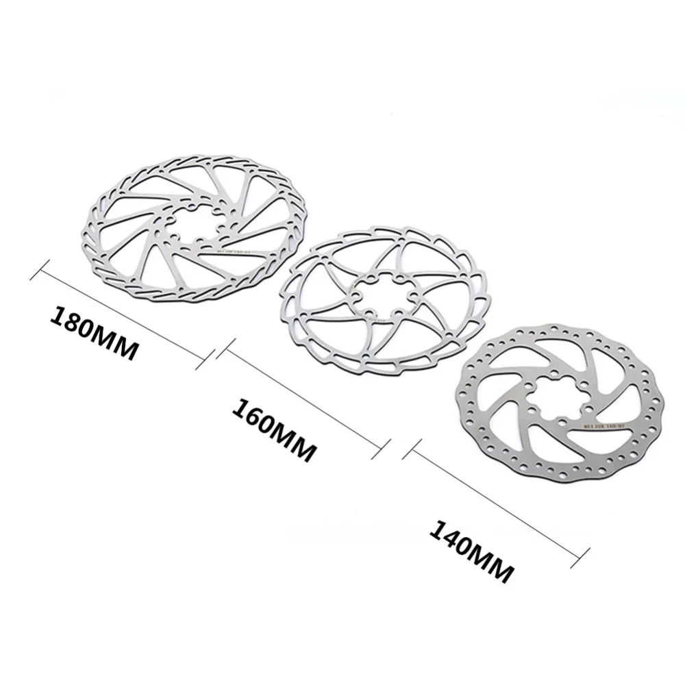 1 Пара Сверхлегкий ротор из нержавеющей стали для велосипедного дискового тормоза MTB дорожный велосипед части тормозных колодок 140 мм/160 мм/180 мм дополнительно с Scews