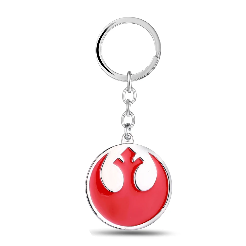 

Star Wars The Rebel Alliance Keychain Silver Metal Key Rings For Gift Chaveiro Key chain Jewelry for cars YS10967