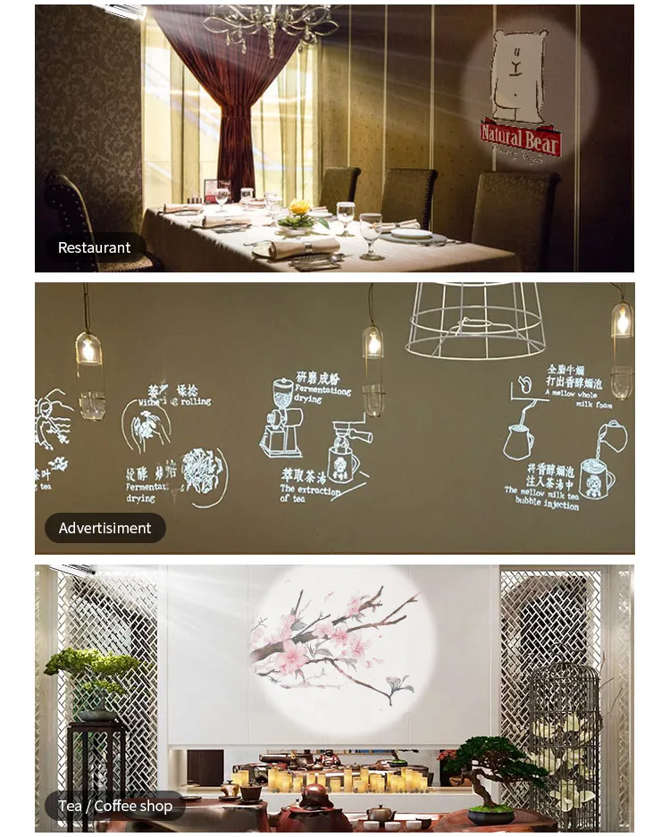 small size LED Gobo projector4