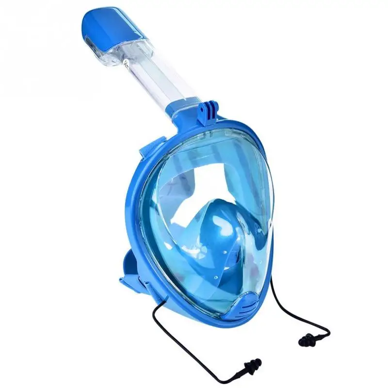 Полнолицевая маска для дайвинга Подводная маска для подводного плавания поверхности Полный сухой дыхательная souк с Камера крепление для детей и взрослых
