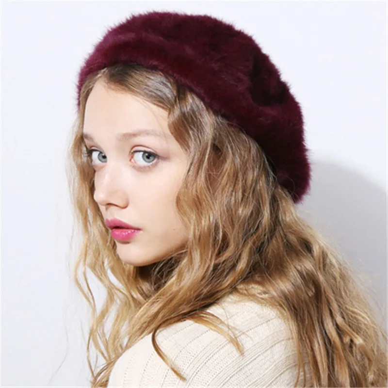 women's winter beret hat