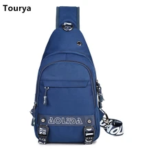 Tourya, повседневные холщовые сумки через плечо для мужчин, сумка-мессенджер, Мужская нагрудная сумка, модная Дорожная сумка на плечо, слинг, большая ВМЕСТИТЕЛЬНОСТЬ