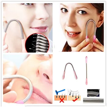 

Women Facial Hair Remover Epilator Epistick Depilatory Spring Face Threading Tool Facial Hair Removal Makeup Tools