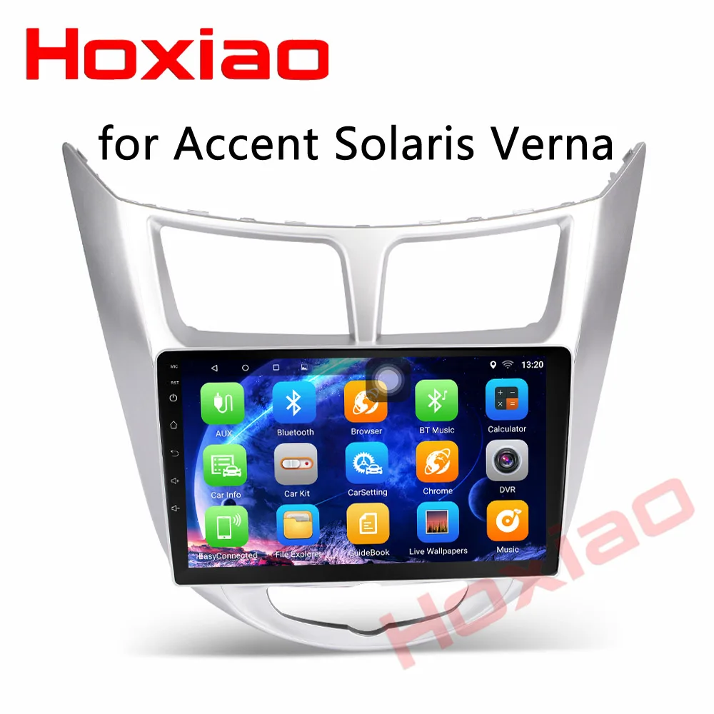 Clearance 2g +32g Android Car Dvd Gps Player 9 Inch For Hyundai Solaris Verna i25 Radio Video Navigation Wifi Map Multimedia Player 0