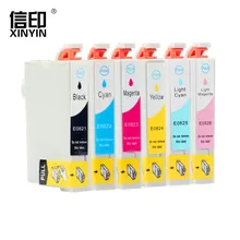 Re-Manufactured E0821-E0825 Ink Cartridge For Stylus Photo R270/R290/R295/R390/RX590/RX690/RX610/RX615 Printer Ink Cartridge