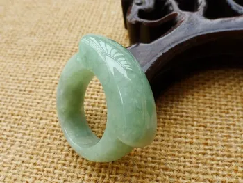 

Burma yu A cargo of natural yu pendant with a certificate saddle cabochon ring Yujie/