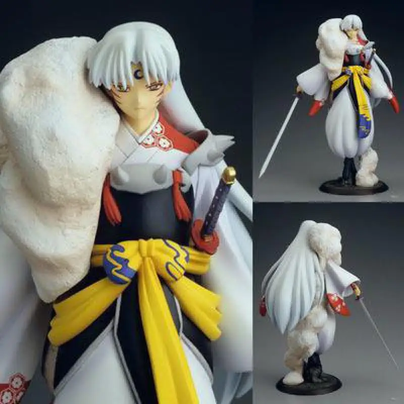 

Inuyasha Sesshoumaru Japanese Anime Figures One Piece Pvc Model Collection For Girl Kids Lover Children Gift