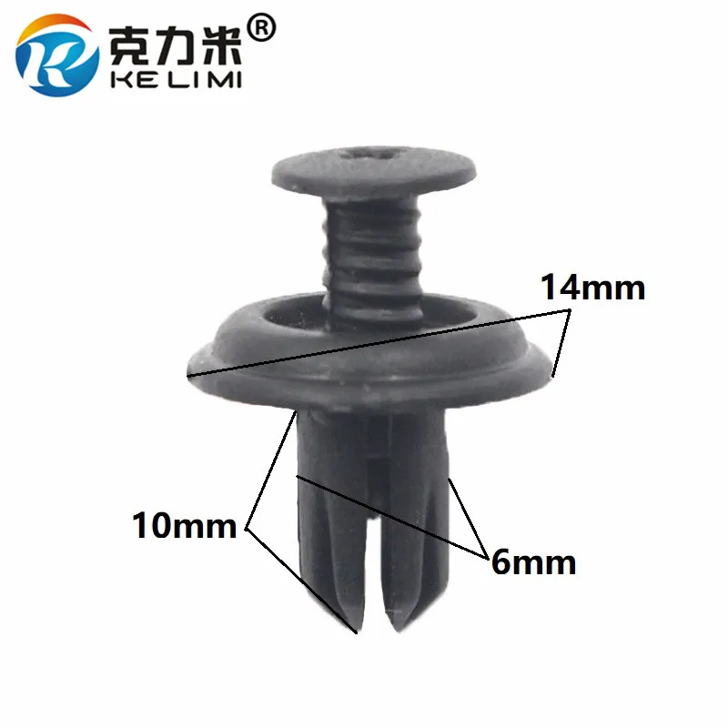 

119 Fit 6mm Hole Small Expanding Screw Rivet For Honda Auto Plastic Fastener Clip Retainer