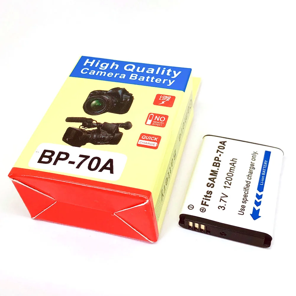 

BP-70A EA IA SLB BP70A BP 70A Battery For SAMSUNG AQ100 DV150F ES65 ES67 ES70 ES71 ES73 ES74 ES75 ES80 MV800 ES90 TL105 TL110