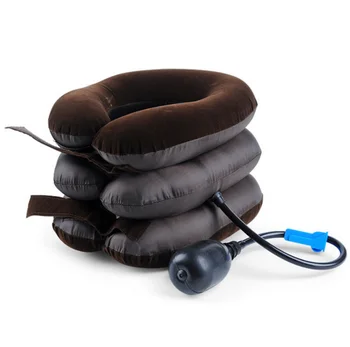 

by dhl or ems 50pcs Inflatable Air Compressor Neck Cervical Traction Collar Therapy Massage Pillow Pain Relief