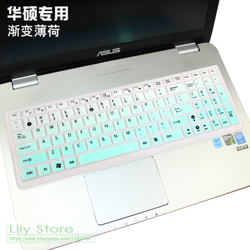 Защитный чехол для клавиатуры ноутбука ASUS VivoBook Pro N750 N750JV N750jk N751j N752vx N752vw N751jk N751jm 17