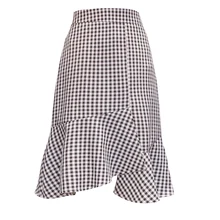 Faldas mujer moda плед Женская юбка юбки Бутик Женская одежда