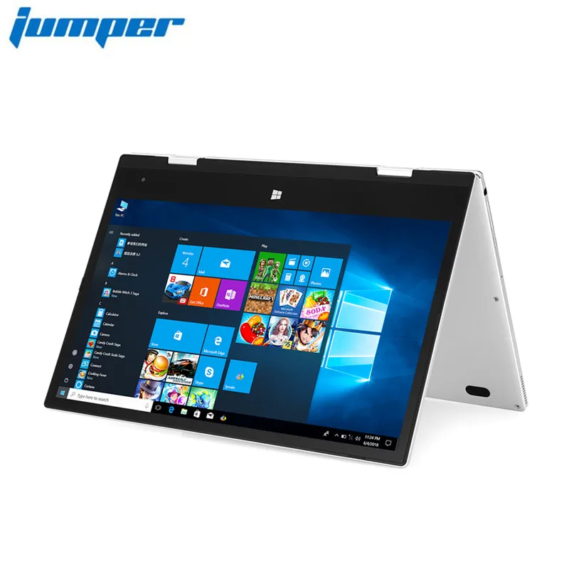 

Jumper EZbook X1 Laptop 11.6'' Touch Display Windows 10 Intel Apollo Lake N3350 Dual Core 4GB 128GB Notebook 360 Degree Rotation