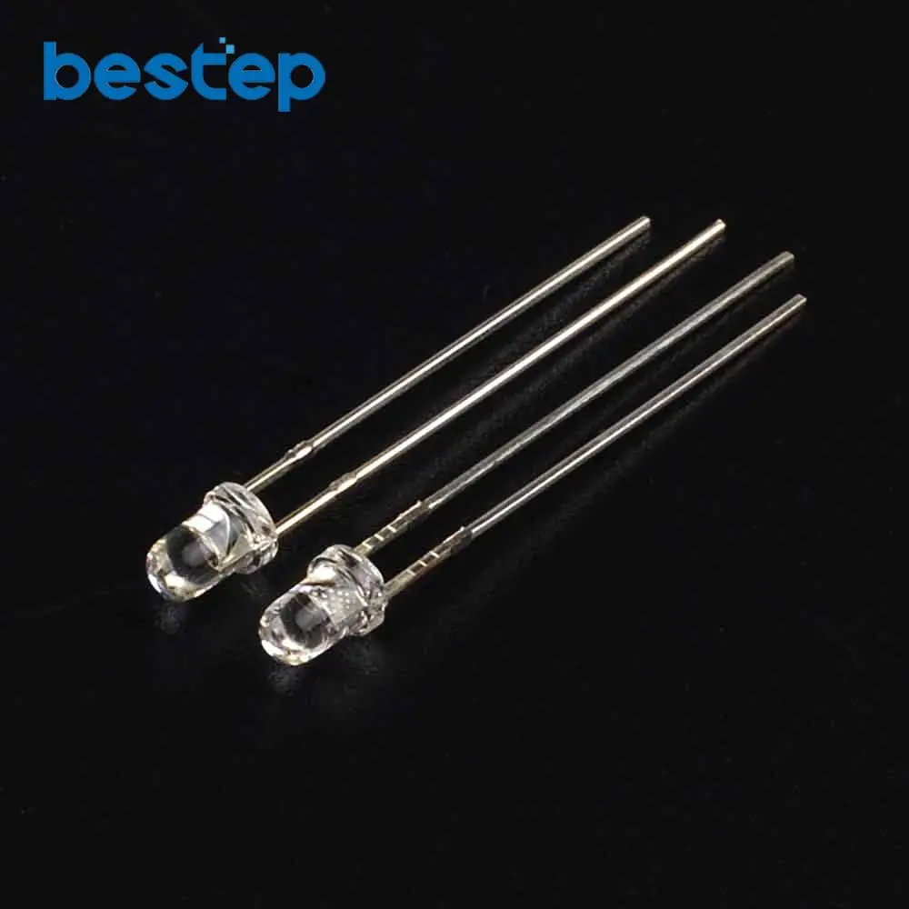 50PCS 3MM Photodiode Photosensitive Photosensitive Diode Photosensors