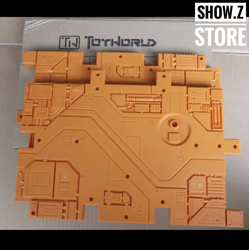 [Show.Z Store] Toyworld Display Bases 2 Pieces Orange Color Magic Transformation Action Figure ... - Show Z Store ToyworlD Display Bases 2 Pieces Orange Color Magic Transformation Action Figure