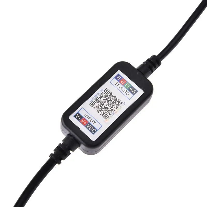Беспроводной мини регулятор ярсветильник для светодиодной ленты RGB Bluetooth 5 24 В