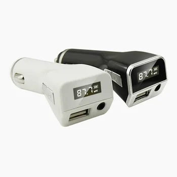 

Car Styling Universal MP3 Player Wireless FM Transmitter Cigarette Lighter Car Kit Charger USB Wireless Hands-free LED Display