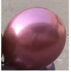 10pcs12 дюймовый металлический цветной латексный шар украшение на день рождения шар утолщенный фестиваль перламутровый металлический декоративный шарик - Цвет: rose pink