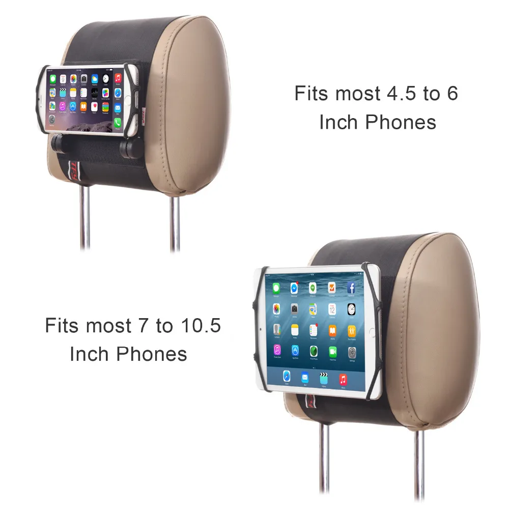 Accesorios Accesorios de imagen y iPad Air iPad Mini iPad Pro 9.7” pulgadas y Más HUAWEI Mate 9 WANPOOL Soporte Universal Reposacabezas de Coche para Móviles y Tabletas iPhone 6 /