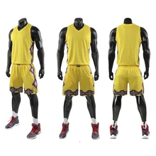 Топ с принтом Мужская отворотная Баскетбольная Майка набор пустой команды баскетбол форменная одежда колледж спортивные тренировочные костюмы по индивидуальному заказу