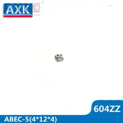 AXK 604ZZ подшипник ABEC-5 10 шт 4x12x4 мм миниатюрный 604Z шарикоподшипники 604 ZZ emq качество